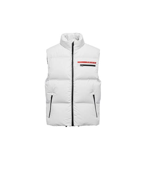 prada weste weiß